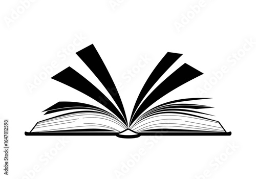 Unleashing the power of knowledge through bound pages opening to reveal a universe of information and endless learning possibilities for all seekers