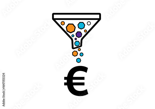 Understanding the financial funnel concept of converting leads into customers through targeted marketing strategies