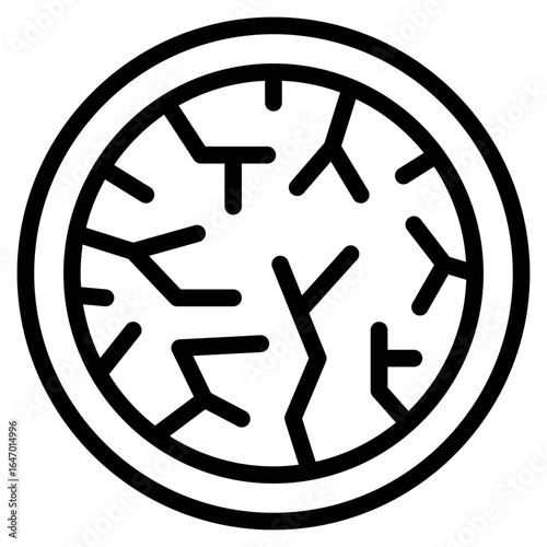 Dry skin icon vector illustration	
