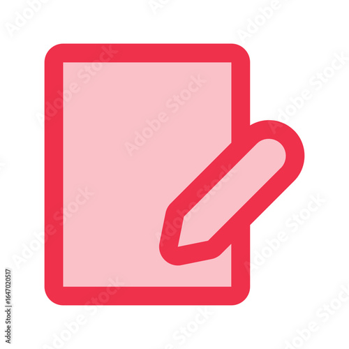 copywriter outline color icon