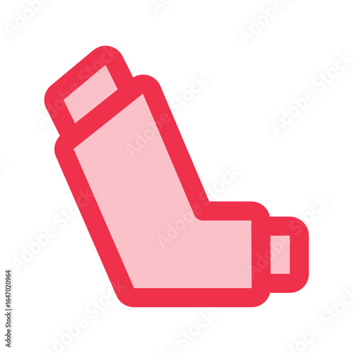 inhaler outline color icon