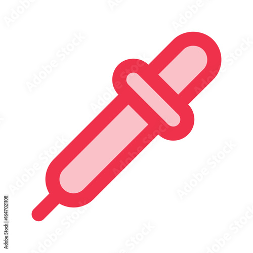 pipette outline color icon