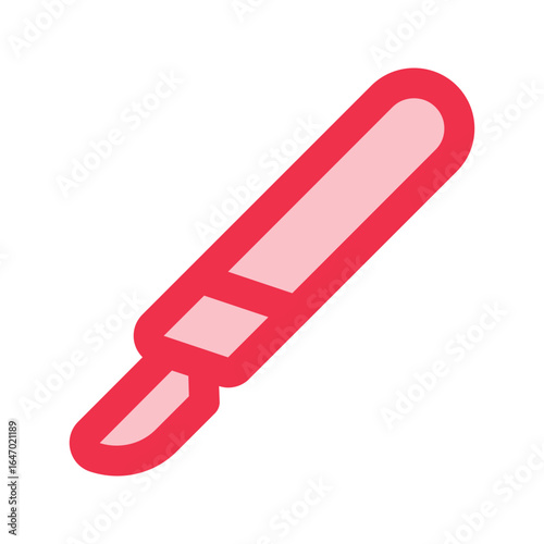 scalpel outline color icon