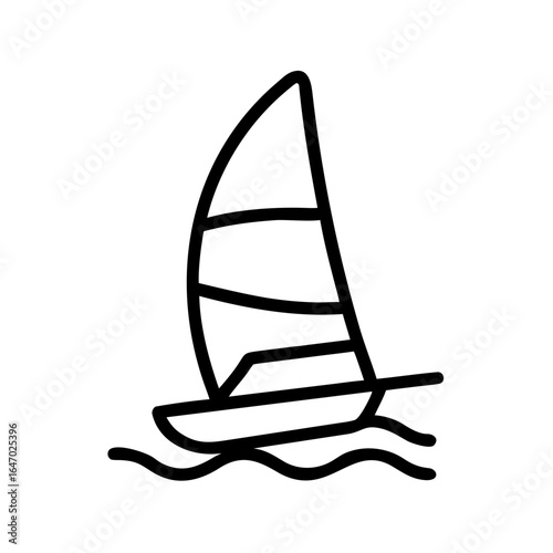 sailing ship on white background
