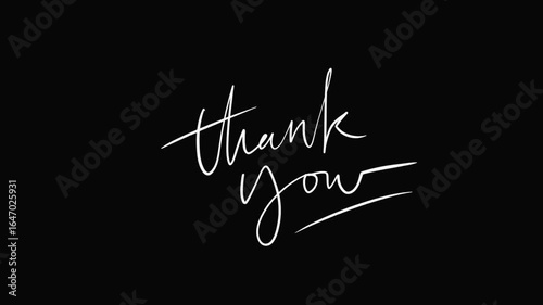 Thank You Text Animation | Modern Motion Graphics Typography for Outro, Ending Screen, Appreciation Video, Gratitude Message, YouTube and Social Media Content