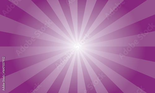 Mardi Gras Violet Sunburst Background. Abstract Violet Color Rays Texture Background. Sunburst Background with Rays. Vector Illustration.