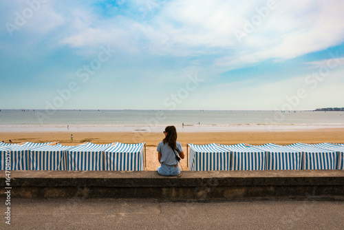 Plage de La Baule les Pins Loire atlantique.