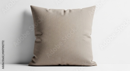 Neutral-toned Pillow Mockup Realistic Design for Product Presentation and Home Decor