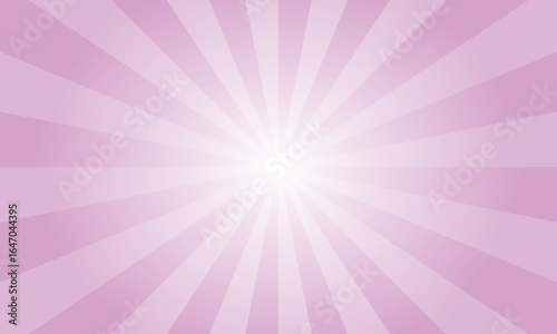 Plum Violet Sunburst Background. Abstract Violet Color Rays Texture Background. Sunburst Background with Rays. Vector Illustration.