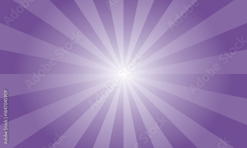 Plump Purple Violet Sunburst Background. Abstract Violet Color Rays Texture Background. Sunburst Background with Rays. Vector Illustration.