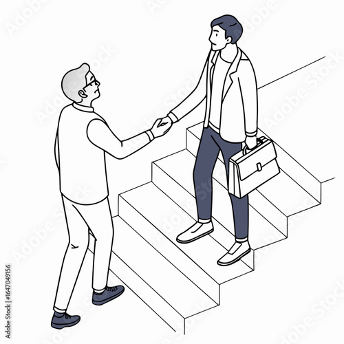 businessmen shaking hands