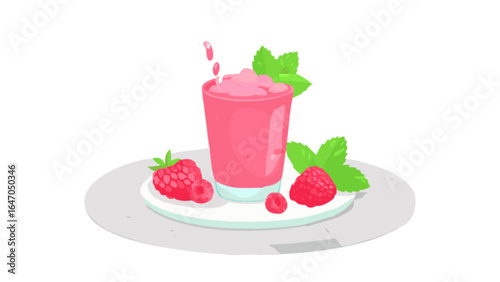 Raspberry smoothie recipe healthy drink summer beverage refreshing fruit smoothie easy smoothie delicious drink recipe