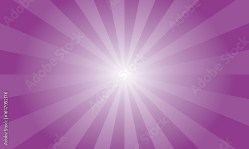 Purple Plum Violet Sunburst Background. Abstract Violet Color Rays Texture Background. Sunburst Background with Rays. Vector Illustration.