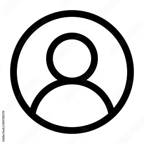 Circle User Profile Icon