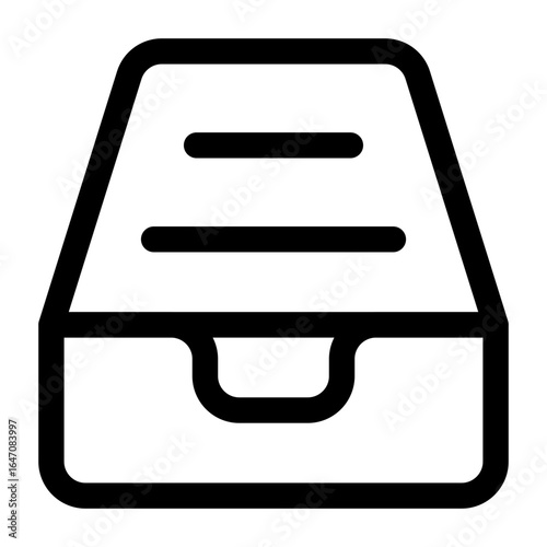 File Cabinet Drawer Icon