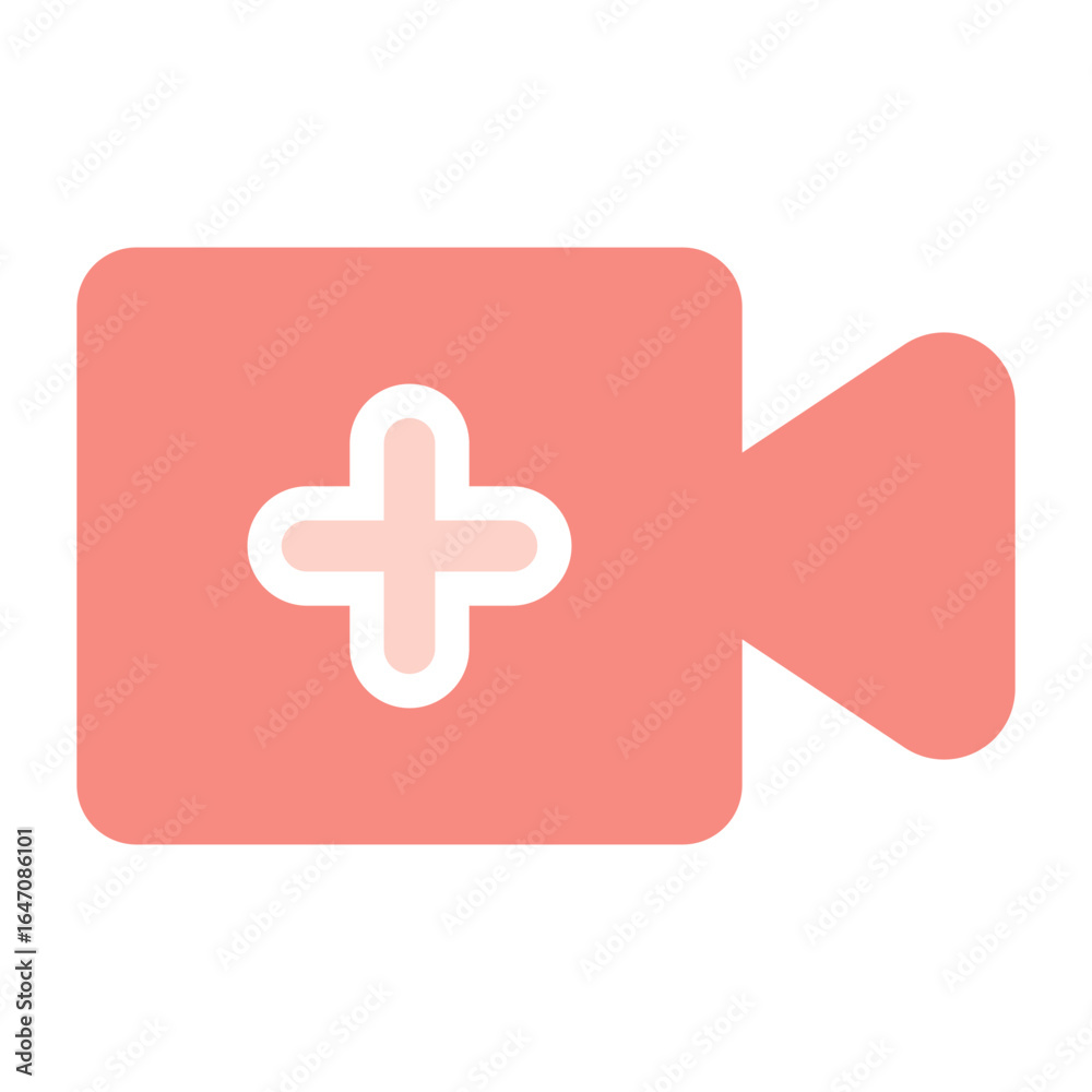 Obraz premium Video Camera Plus Icon