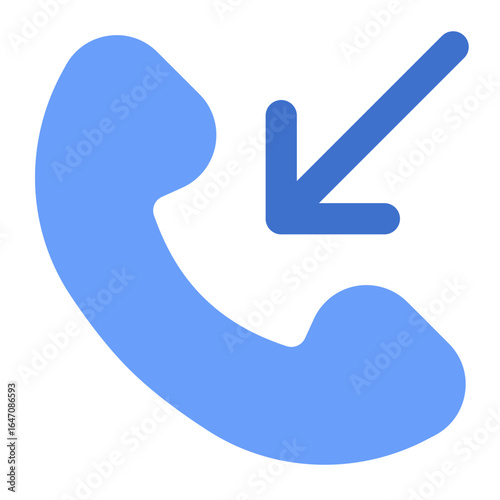 Missed Call Icon Downward Arrow