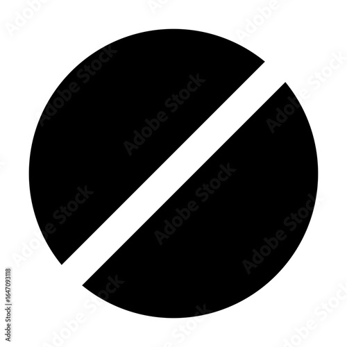 Circular Prohibition Icon