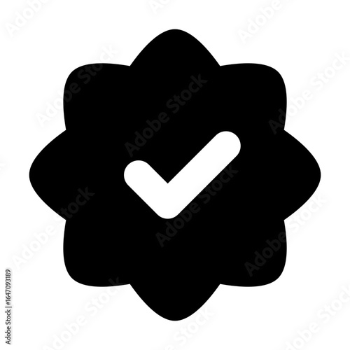 Check Mark Starburst Icon