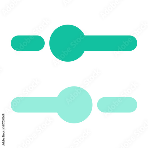 Dual Horizontal Toggle Switch Icons