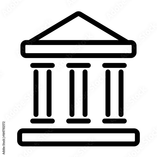 Classic Building Icon Design