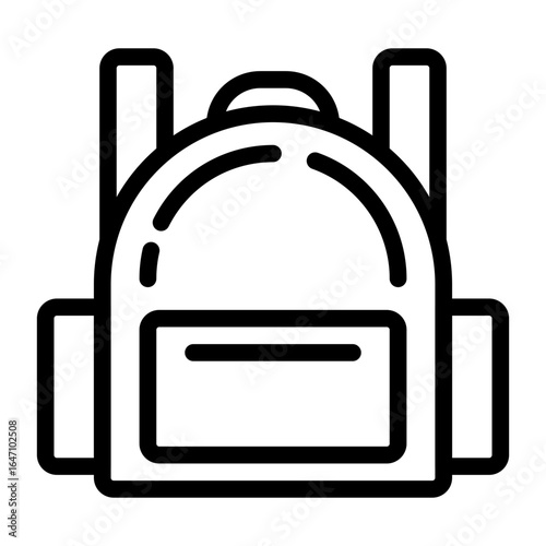 School Backpack Icon