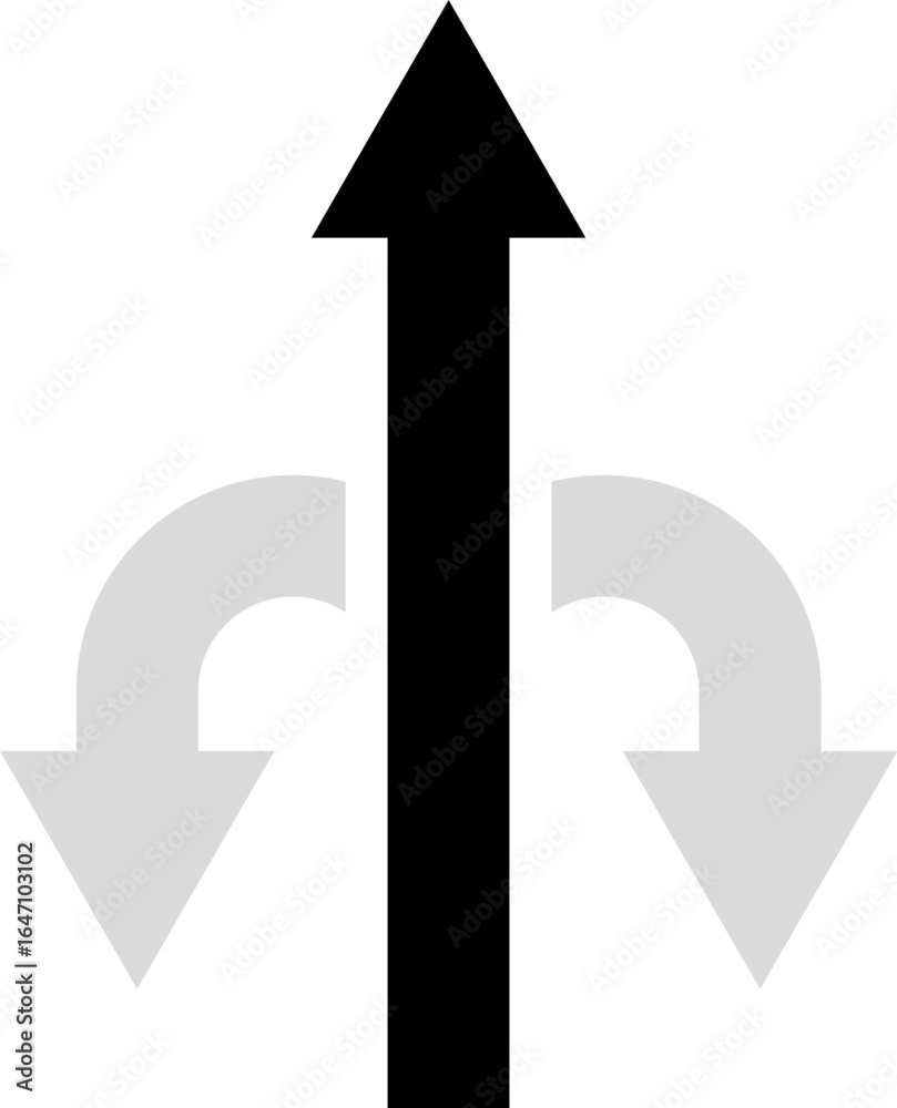 Way direction arrow sign icon set. three arrow, way sign, road direction icon vector. three-way direction arrow sign.Way pointer symbol. Turn arrow navigation sign. Traffic route vector illustration. Way direction arrow sign icon set. three arrow, way sign, road direction icon vector. three-way direction arrow sign.Way pointer symbol. Turn arrow navigation sign. Traffic route vector illustration.