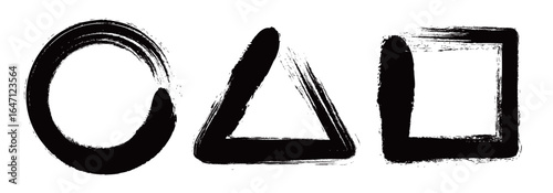 丸、三角、四角の図形