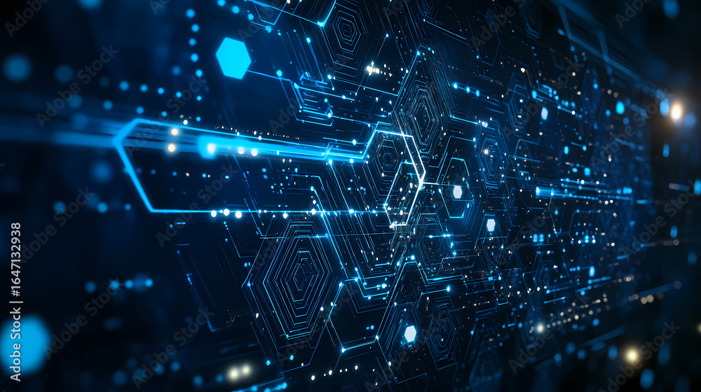 Obraz premium Abstract Circuit Board Technology