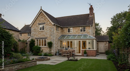 Luxury living spaces: cottage-style design perspective