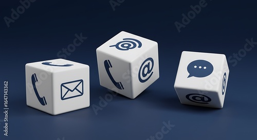 Contact Information Cubes: Communication Channels