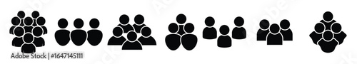 set of people icon for web design