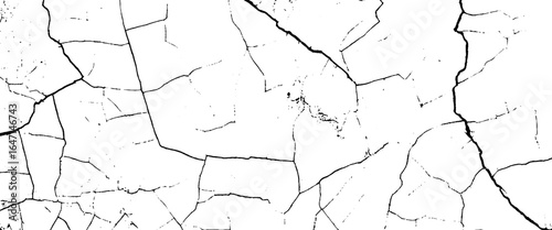 Vector earth cracks texture marble surfaces design.