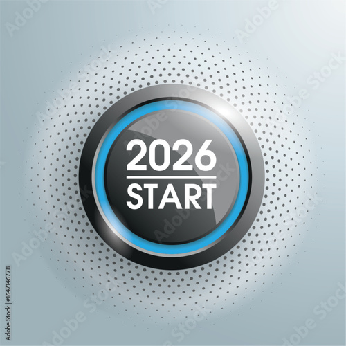 Button 2026 Start Halftone
