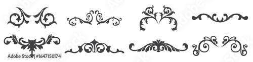 Western Flourish Ornament Vector