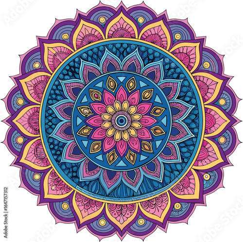 Decorative mandala design