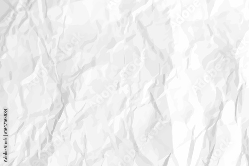 White clean crumpled paper
