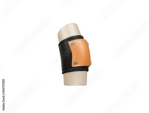 elbow pads icon 3d illustration render