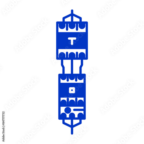Contactor and overload sensor icon