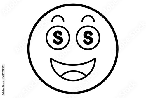 Joyful yellow cartoon smiley faces express happiness and fun