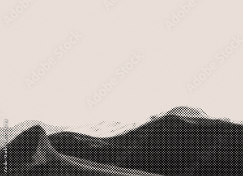 Halftone Terrain Texture