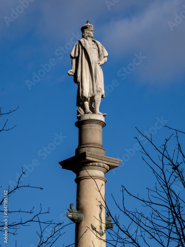 Statue of Columbus at Columbus Circle, Central Park, New York City
