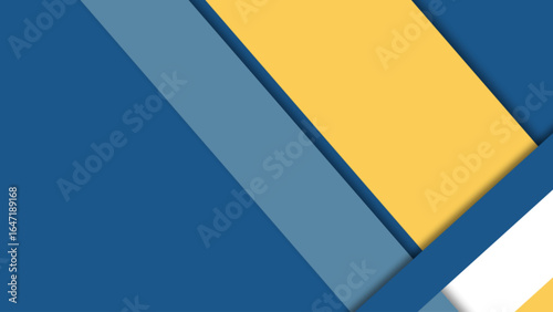 Blue and yellow abstract background with clean geometric layers Free Download Blue and yellow abstract background with clean geometric layers - GFXLoad
