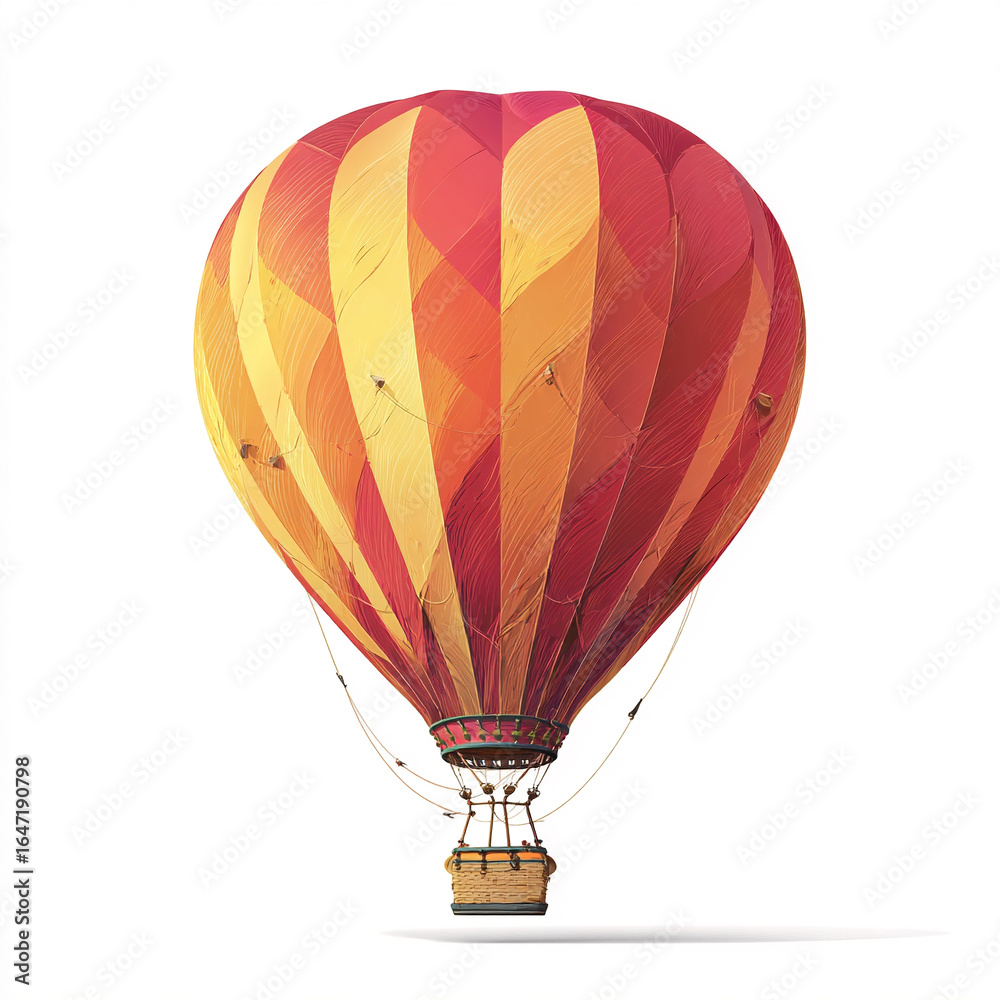Naklejka premium vector hot air balloon