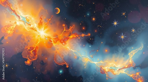 abstract fire background