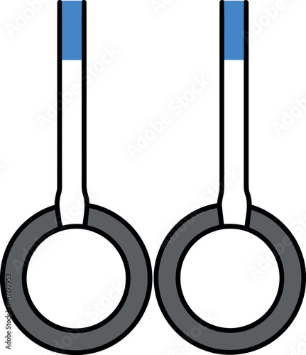 Gymnastic rings equipment