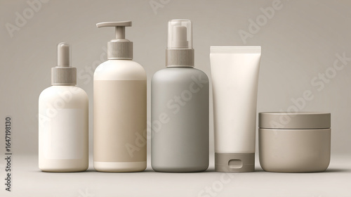 MOCKUP DI PACKAGING MINIMALISTA PER COSMETICI