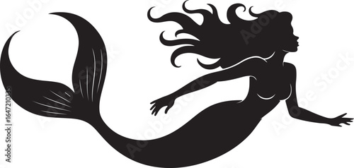 Mermaid Svg Bundle, Mermaid Clipart, Mermaid SIlhouette, Mermaid Cut File For Circut, Mermaid Vector, Princess Svg, Ariel Clipart, Ariel Svg