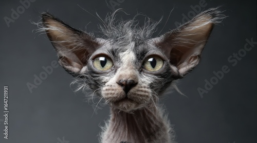 Ugly Cats. Skinny Sphynx Cat, Not Your Average Cute Pet Kitten