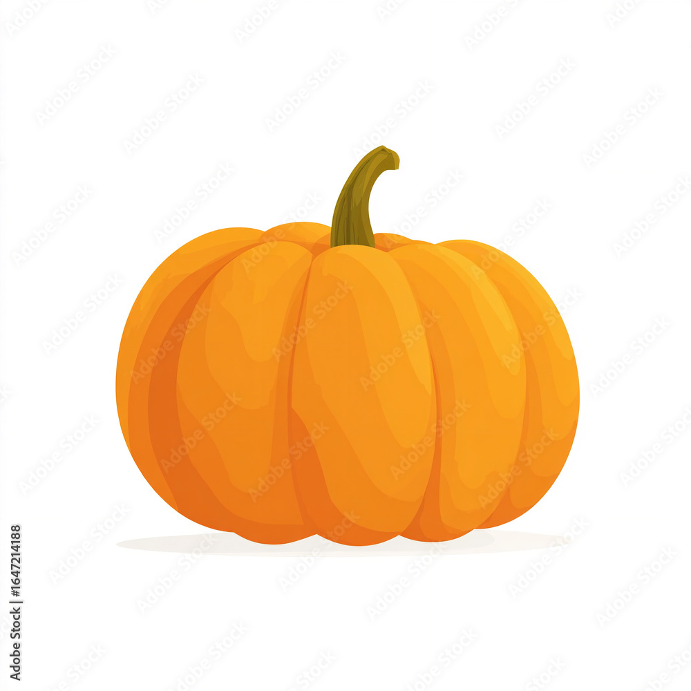 Obraz premium flat vector pumpkin